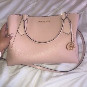 Michael Kors Large Pink and Gold Purse